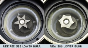 Virtuoso lower burrs compared