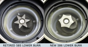 Virtuoso lower burrs compared