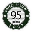 Coffee Review 95 Rating in 2007