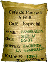 Click to enlarge Panama Esmeralda Especial Auction Lot #1 - 1/2 LB