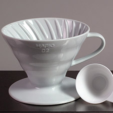 Click to enlarge Hario V60 Ceramic White Filter Cones