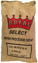 Click to enlarge Sumatra Mandheling Mountain Water Decaf