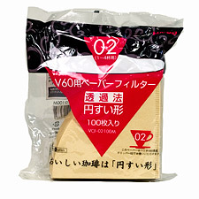 Click to enlarge Hario V60 Coffee Filters, pkg 100