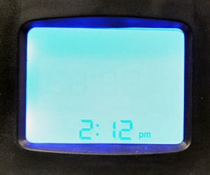 Brazen time display