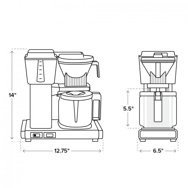 Moccamaster KBGV Brewer Select — Noble Coffee Roasting