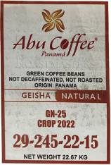 Panama Abu Geisha Natural Lot GN-25