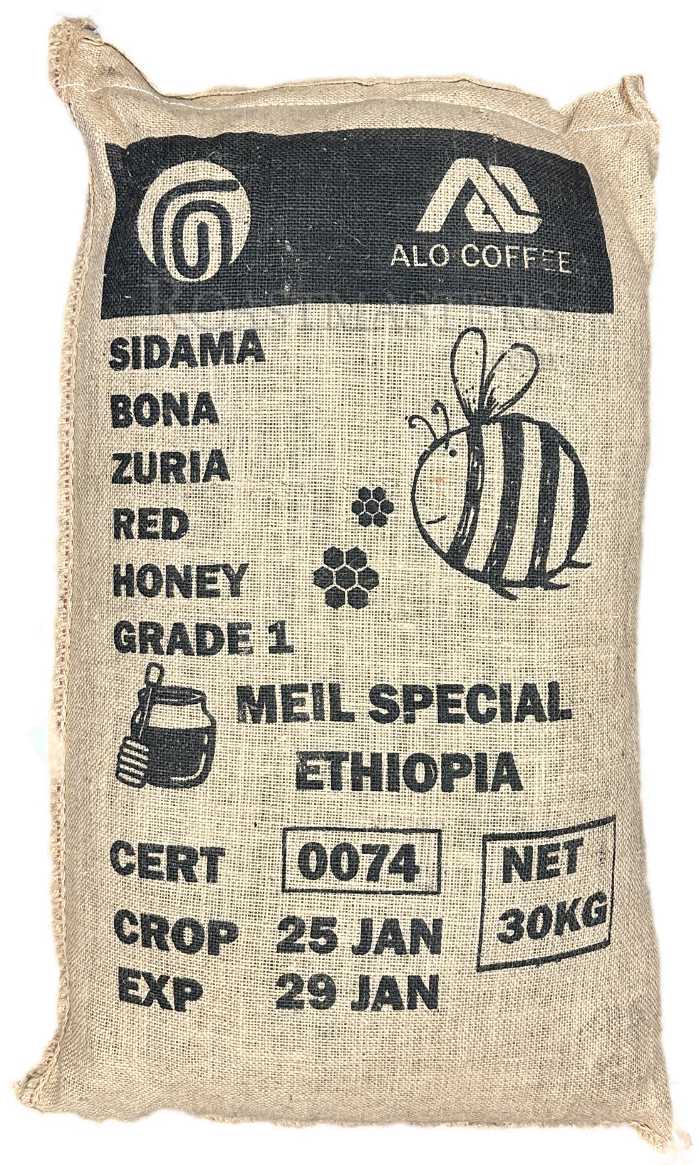 Roastmasters.com: Ethiopia Bona Zuria Red Honey Grade 1