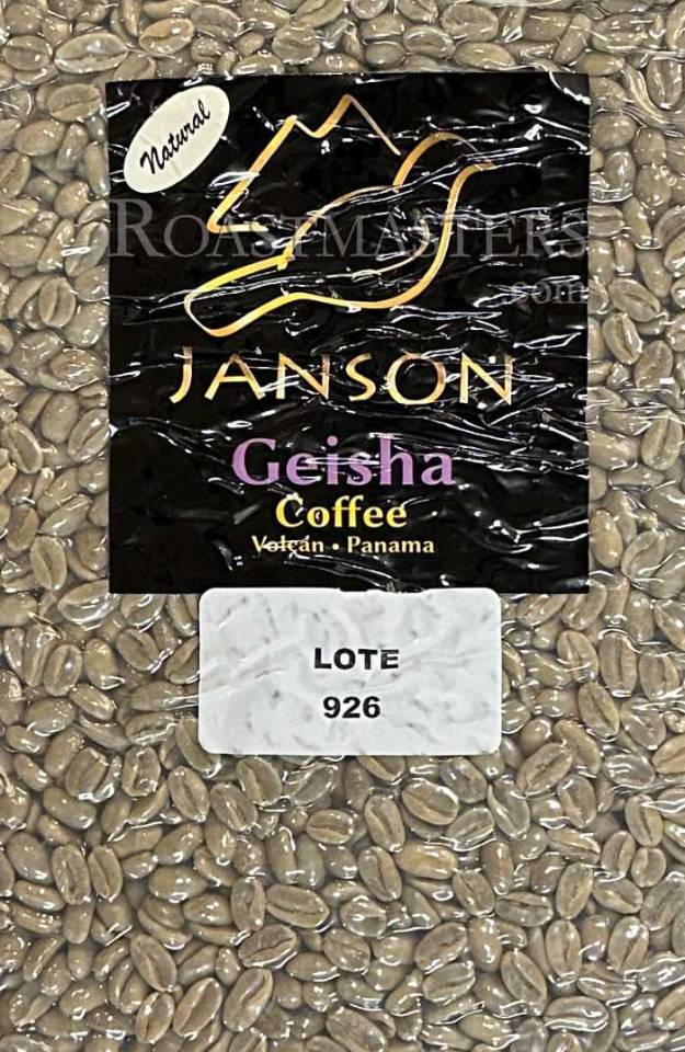 Roastmasters.com: Panama Janson Geisha Natural Lot 926