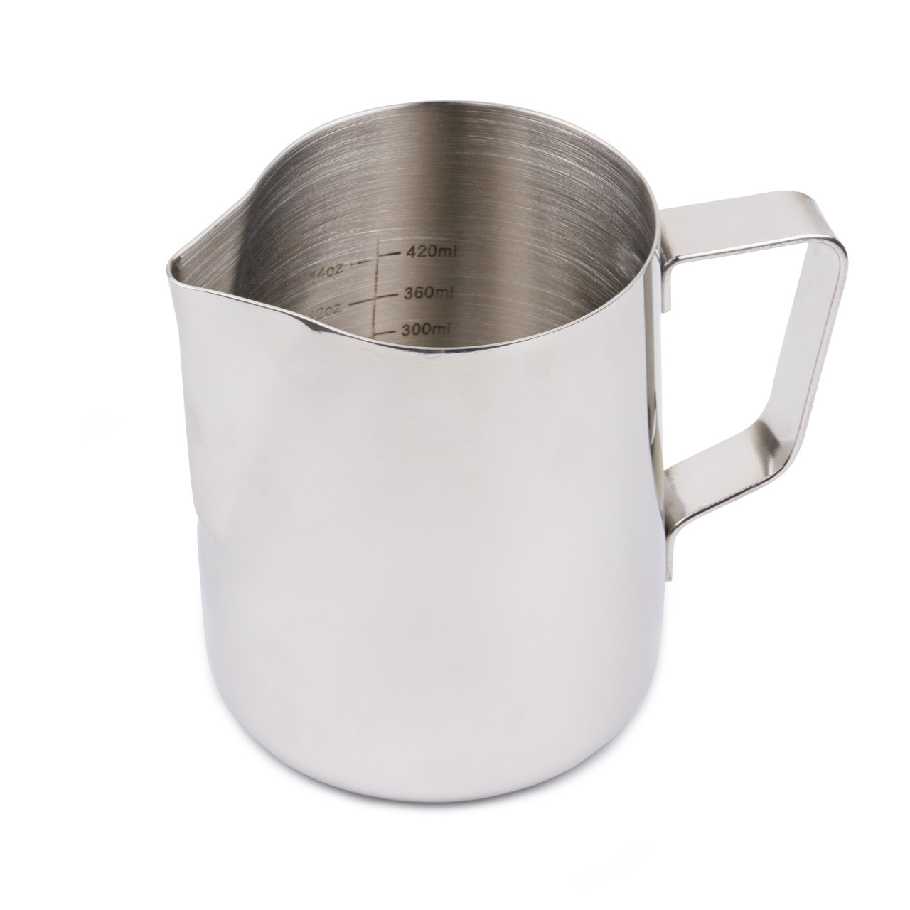 Stainless Steel Milk Frother Cup, Milk Steaming Pitcher, Small