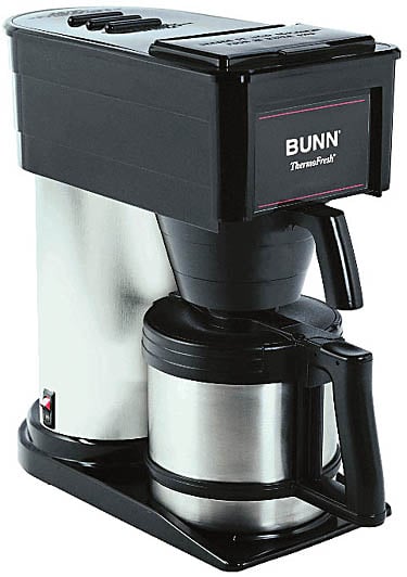 Bunn BTX ThermoFresh 10 Cup Thermal Coffee Brewer BlackStainless Steel -  Office Depot