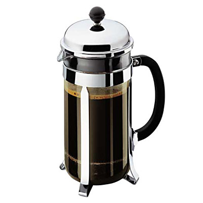 Bodum CHAMBORD French Press Coffee Maker, Chrome