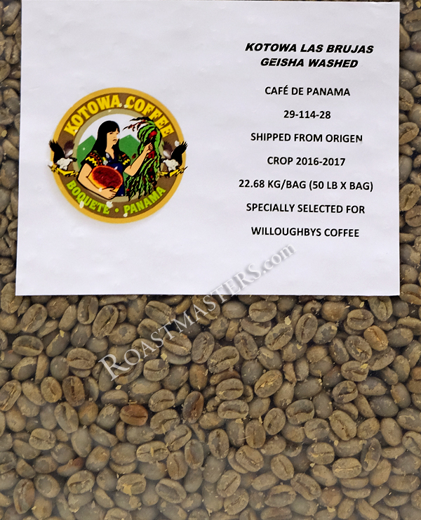 Roastmasters.com: Panama Kotowa Las Brujas Geisha Washed