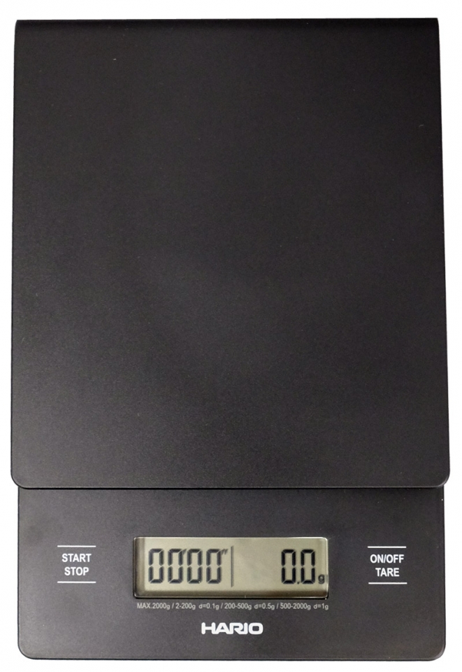 Hario V60 Drip Coffee Scale and Timer, Black